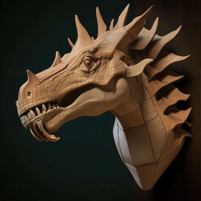 3D модель Фушанозавр (STL)